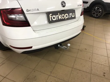 Фаркоп Лидер Плюс для Skoda Octavia (лифтбек) 2013-2020 Арт. S108-BA S108-BA в Хабаровск