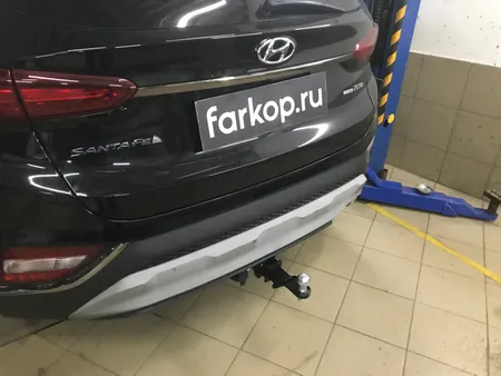 Фаркоп Лидер Плюс для Hyundai Santa Fe 2018-2022 Арт. H230-E H230-E в Хабаровск