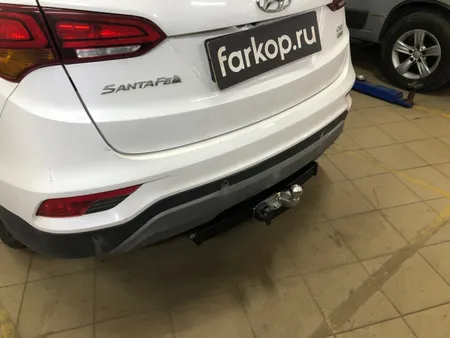 Фаркоп Лидер Плюс для Hyundai Santa Fe 2012-2018 H224-F в Хабаровск